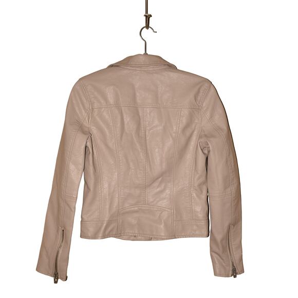 BLANKNYC $98 Life Changer Moto Jacket in Fawn w/ Brushed Silver Small - Picture 4 of 6